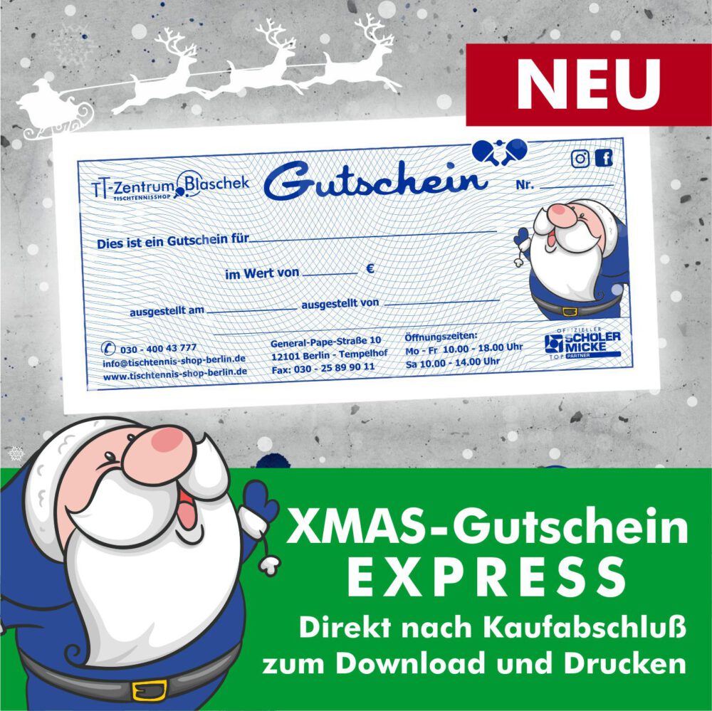 Geschenkgutschein Xmas zum Drucken